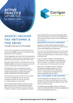 2020-2021 Income Tax returns and the SEISS