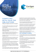 Complying with your tax obligations